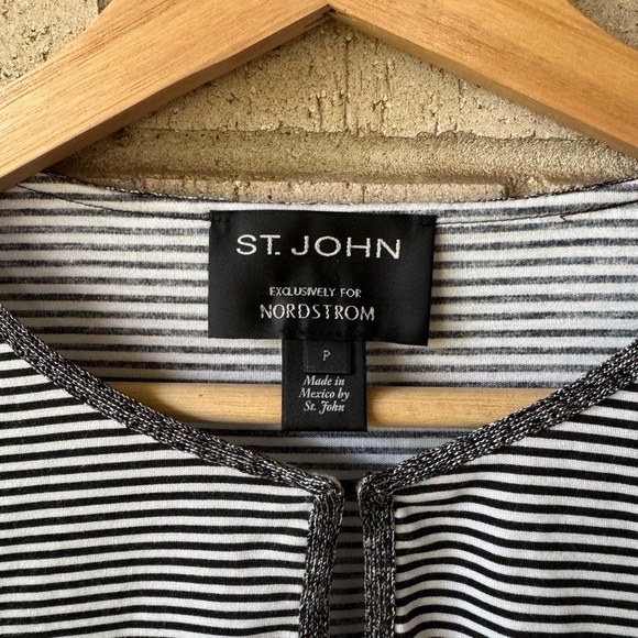 St John’s Mini Stripe 3/4 Sleeve Shirt - Picture 3 of 6